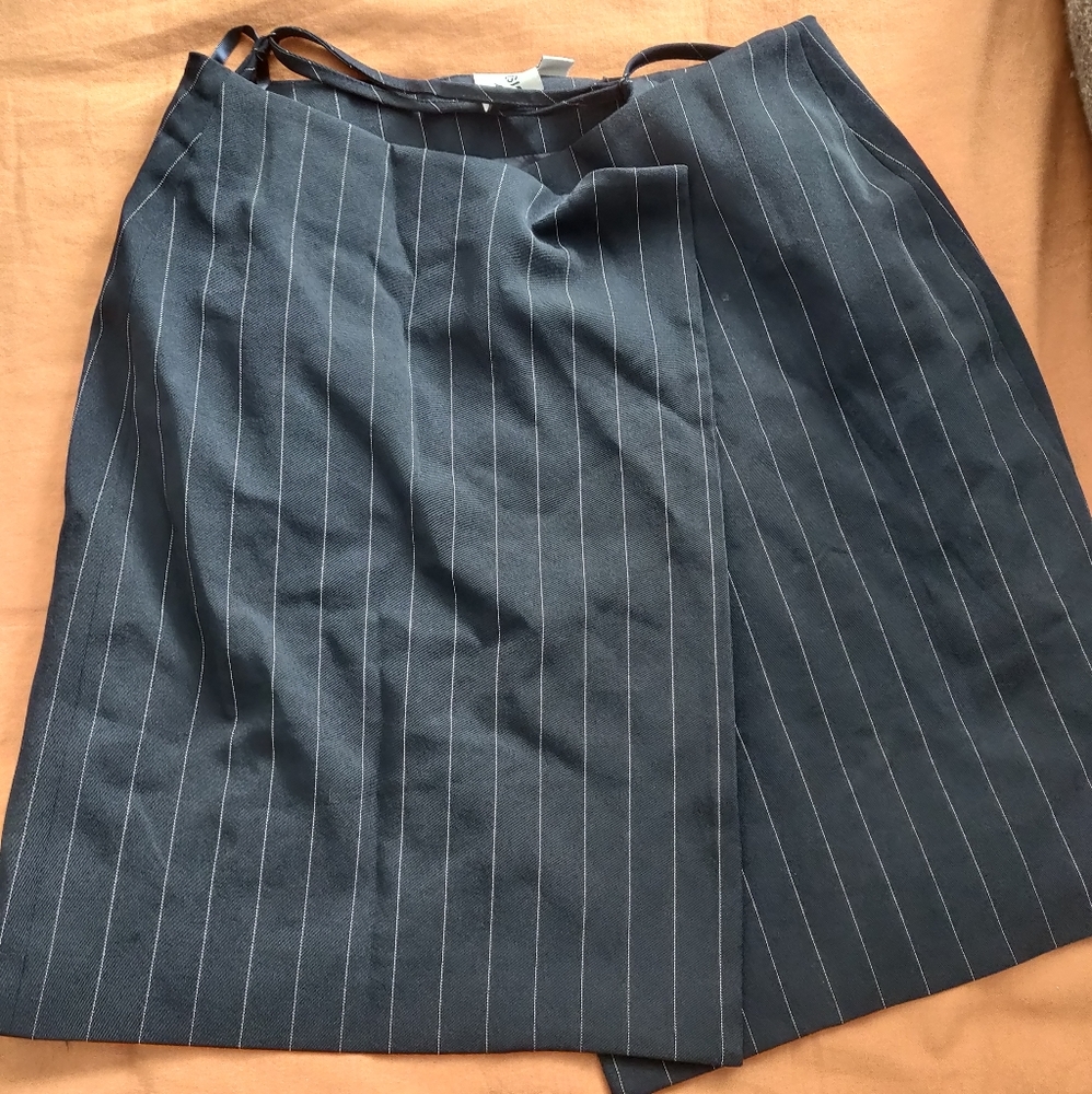 Pinstripe Mini Skirt